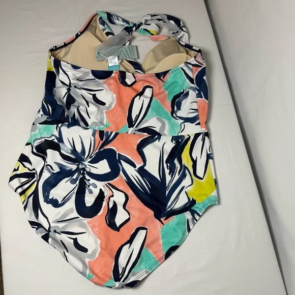 Women’s Floral 1pc Swimwear by Coastal Blue Sz XL (16-18) NWT - Picture 2 of 13